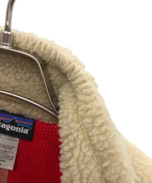 Patagonia（パタゴニア）Patagonia (パタゴニア) フリースベスト カーキ×パープル サイズ:Sの古着・服飾アイテム