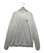 ARC'TERYXアークテリクス）の古着「ARC' MULTI BIRD LOGO LS」｜アイボリー