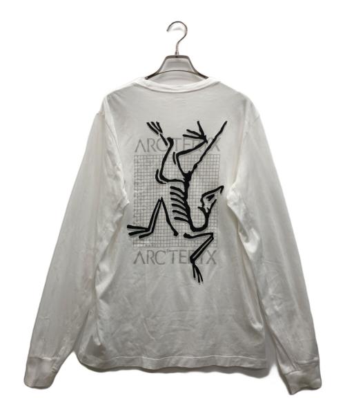 ARC'TERYX（アークテリクス）ARC'TERYX (アークテリクス) ARC' MULTI BIRD LOGO LS アイボリー サイズ:Mの古着・服飾アイテム
