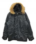 ALPHAアルファ）の古着「N-3B フライトジャケット」｜ブラック