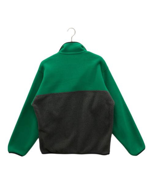 Patagonia（パタゴニア）Patagonia (パタゴニア) シンチラスナップフリースジャケット グリーン×グレー サイズ:Sの古着・服飾アイテム