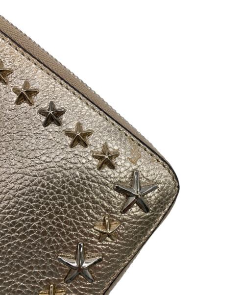 JIMMY CHOO（ジミーチュウ）JIMMY CHOO (ジミーチュウ) PIPPA ラウンドファスナー長財布の古着・服飾アイテム