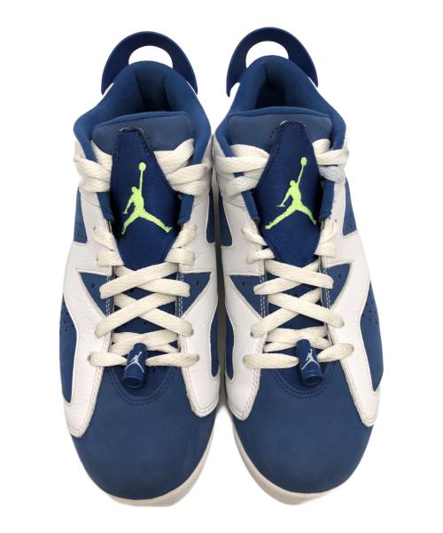 NIKE（ナイキ）NIKE (ナイキ) AIR JORDAN6 RETRO LOW ブルー×ホワイト サイズ:28.0cmの古着・服飾アイテム