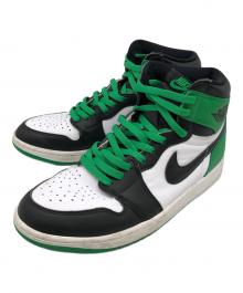 NIKE（ナイキ）の古着「ハイカットスニーカー」｜ホワイト×グリーン