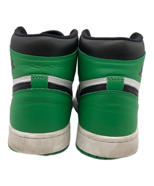 NIKE（ナイキ）NIKE (ナイキ) ハイカットスニーカー ホワイト×グリーン サイズ:27.5の古着・服飾アイテム