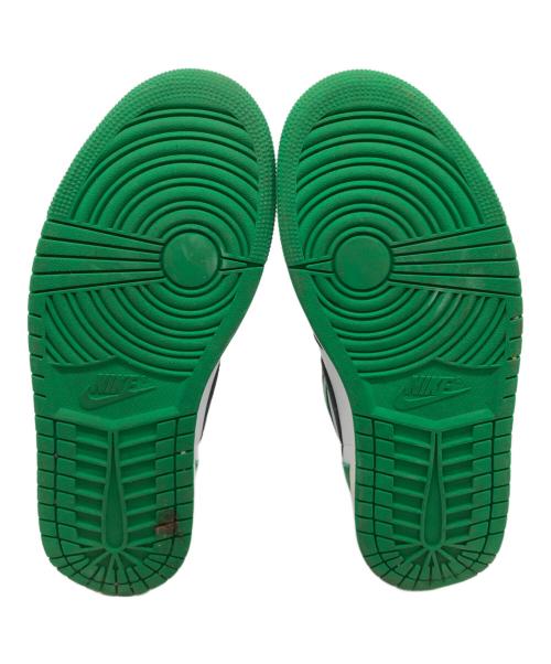 NIKE（ナイキ）NIKE (ナイキ) ハイカットスニーカー ホワイト×グリーン サイズ:27.5の古着・服飾アイテム