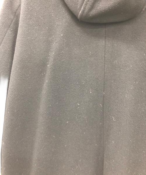 MACKINTOSH LONDON（マッキントッシュ ロンドン）MACKINTOSH LONDON (マッキントッシュ ロンドン) ソフトウールモッサフーデットコート ブラック サイズ:38の古着・服飾アイテム