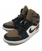 NIKEナイキ）の古着「ハイカットスニーカー」｜ブラウン×ブラック