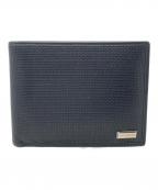 DOLCE & GABBANAドルチェ＆ガッバーナ）の古着「2つ折り財布」｜ブラック