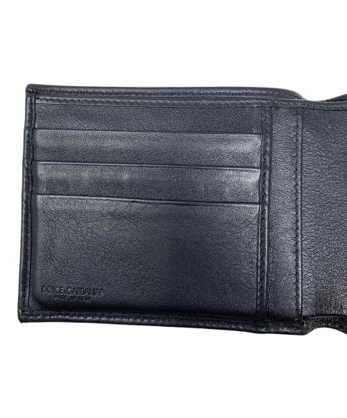 DOLCE & GABBANA（ドルチェ＆ガッバーナ）DOLCE & GABBANA (ドルチェ＆ガッバーナ) 2つ折り財布 ブラック サイズ:実寸サイズにてご確認ください。の古着・服飾アイテム