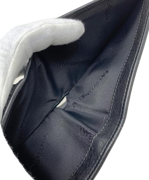 DOLCE & GABBANA（ドルチェ＆ガッバーナ）DOLCE & GABBANA (ドルチェ＆ガッバーナ) 2つ折り財布 ブラック サイズ:実寸サイズにてご確認ください。の古着・服飾アイテム