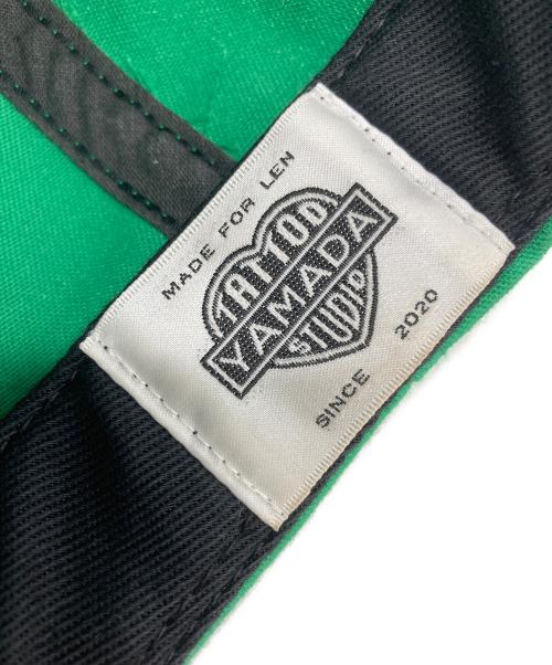 tatoo studio yamada（タトゥースタジオ ヤマダ）TATOO STUDIO YAMADA (タトゥースタジオ ヤマダ) キャップ グリーン サイズ:記載なしの古着・服飾アイテム