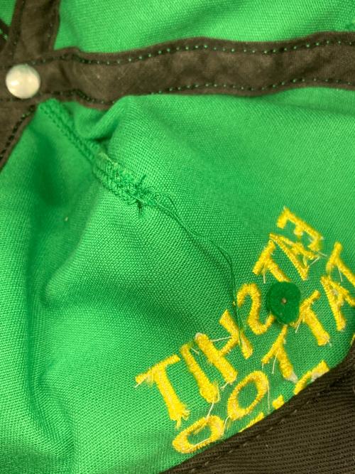 tatoo studio yamada（タトゥースタジオ ヤマダ）TATOO STUDIO YAMADA (タトゥースタジオ ヤマダ) キャップ グリーン サイズ:記載なしの古着・服飾アイテム