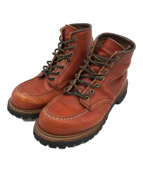 RED WING（レッドウィング）RED WING (レッドウィング) 6インチ モックトゥ・ラグソール ブラウン サイズ:25.5の古着・服飾アイテム