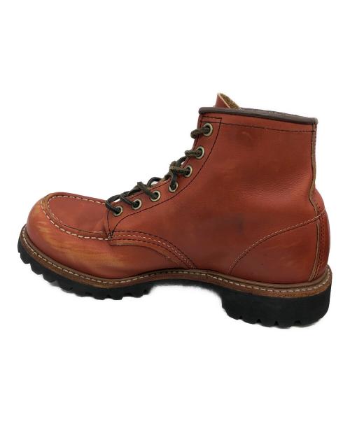 RED WING（レッドウィング）RED WING (レッドウィング) 6インチ モックトゥ・ラグソール ブラウン サイズ:25.5の古着・服飾アイテム