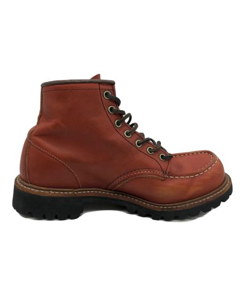 RED WING（レッドウィング）RED WING (レッドウィング) 6インチ モックトゥ・ラグソール ブラウン サイズ:25.5の古着・服飾アイテム