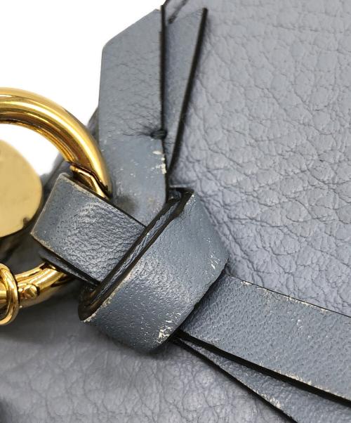 Chloe（クロエ）Chloe (クロエ) Alphabet Mini Tri‑Fold Wallet ブルーの古着・服飾アイテム