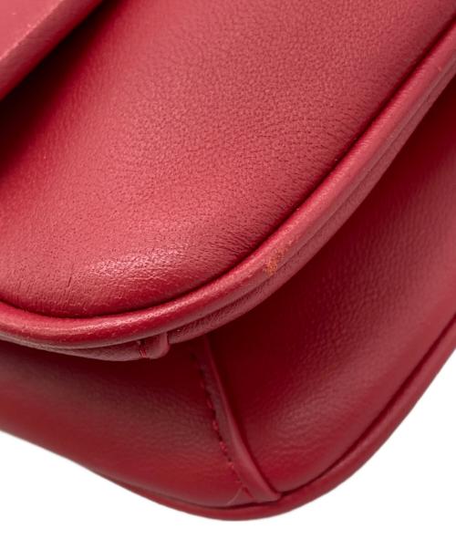 FURLA（フルラ）FURLA (フルラ) チェーンショルダーバッグ レッドの古着・服飾アイテム