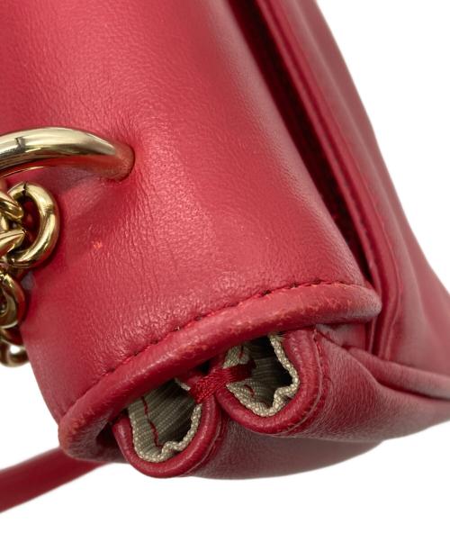 FURLA（フルラ）FURLA (フルラ) チェーンショルダーバッグ レッドの古着・服飾アイテム