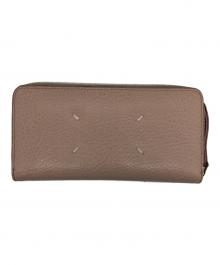 Maison Margiela（メゾンマルジェラ）の古着「ライン11 ラウンドファスナー長財布」｜ベージュ