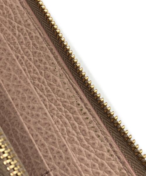 Maison Margiela（メゾンマルジェラ）Maison Margiela (メゾンマルジェラ) ライン11 ラウンドファスナー長財布 ベージュの古着・服飾アイテム