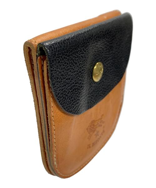 IL BISONTE（イル ビゾンテ）IL BISONTE (イル ビゾンテ) 2つ折り財布 ブラウン サイズ:実寸サイズにてご確認ください。の古着・服飾アイテム
