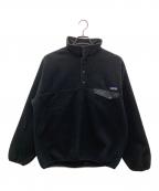 Patagonia SYNCHILLAパタゴニア シンチラ）の古着「ハーフスナップフリースプルオーバー」｜ブラック