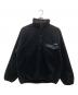 Patagonia SYNCHILLA（パタゴニア シンチラ）の古着「ハーフスナップフリースプルオーバー」｜ブラック