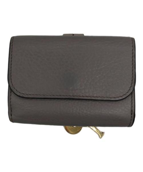 Chloe（クロエ）Chloe (クロエ) Alphabet Mini Trifold Wallet グレーの古着・服飾アイテム