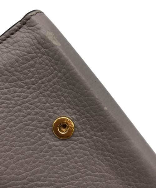 Chloe（クロエ）Chloe (クロエ) Alphabet Mini Trifold Wallet グレーの古着・服飾アイテム