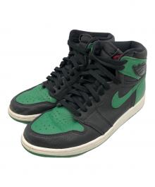NIKE（ナイキ）の古着「AIR JORDAN1 Retro High OG "Black/Pine Green"」｜グリーン×ブラック