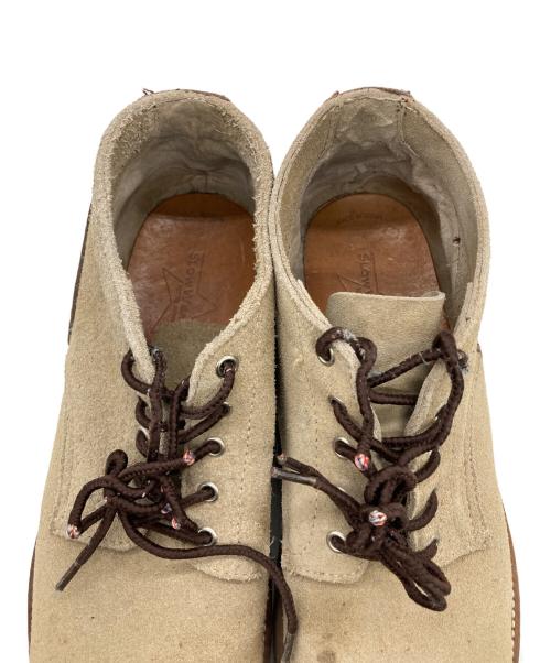 SLOW WEAR LION（スローウェアライオン）SLOW WEAR LION (スローウェアライオン) スウェードオックスフォードブーツ ベージュ サイズ:Lの古着・服飾アイテム