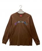 SUPREMEシュプリーム）の古着「Geo Arc Logo L/S Top」｜ブラウン