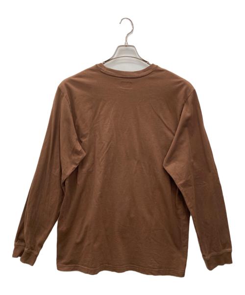 SUPREME（シュプリーム）Supreme (シュプリーム) Geo Arc Logo L/S Top ブラウン サイズ:Lの古着・服飾アイテム