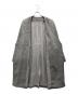 theory luxe (セオリーリュクス) ノーカラーダブルコート グレー サイズ:040：8000円