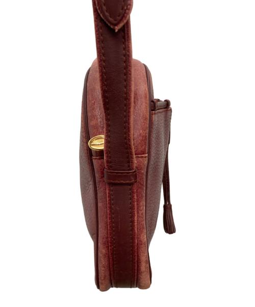 Cartier（カルティエ）Cartier (カルティエ) ショルダーバッグ ボルドーの古着・服飾アイテム