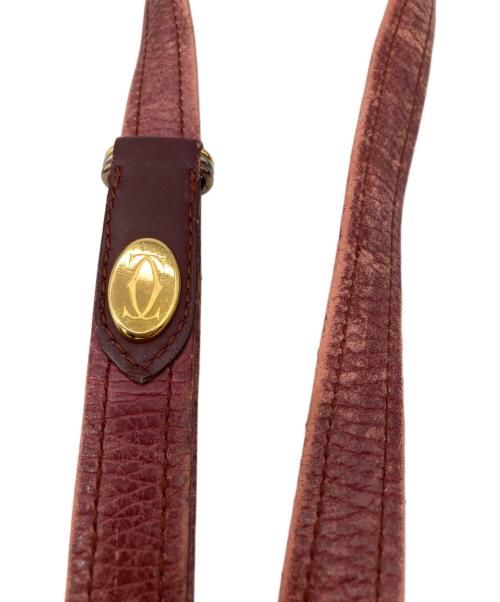 Cartier（カルティエ）Cartier (カルティエ) ショルダーバッグ ボルドーの古着・服飾アイテム
