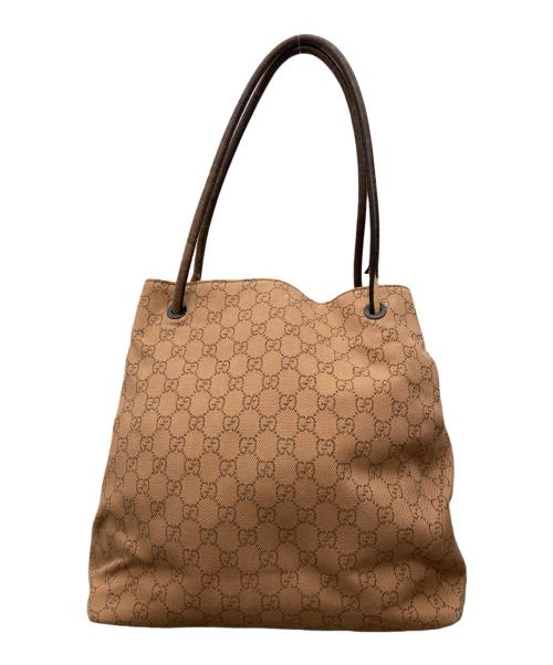 GUCCI（グッチ）GUCCI (グッチ) トートバッグ キャメルの古着・服飾アイテム