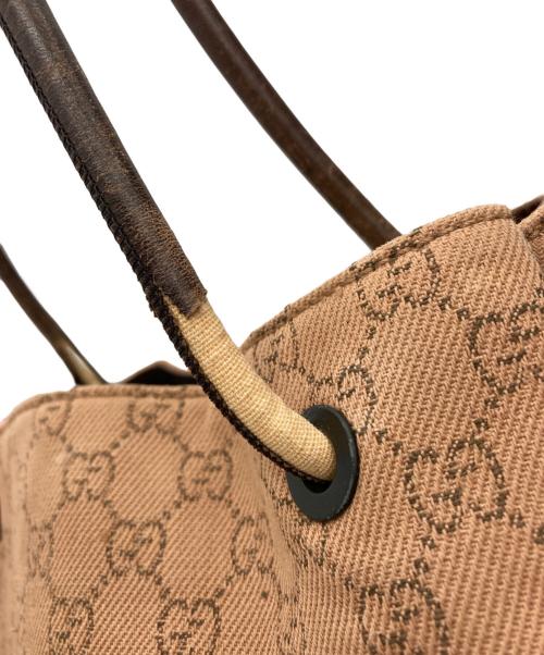 GUCCI（グッチ）GUCCI (グッチ) トートバッグ キャメルの古着・服飾アイテム
