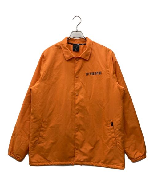 HUF（ハフ）HUF (ハフ) ナイロンジャケット オレンジ サイズ:Lの古着・服飾アイテム