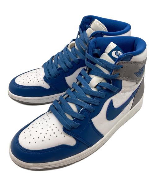 NIKE（ナイキ）NIKE (ナイキ) ハイカットスニーカー ホワイト×ブルー サイズ:28.0㎝の古着・服飾アイテム