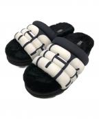 UGGアグ）の古着「マキシスライドロゴサンダル」｜ブラック