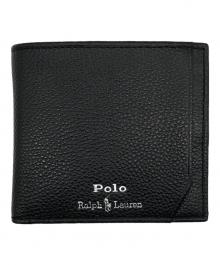 POLO RALPH LAUREN（ポロ・ラルフローレン）の古着「2つ折り財布」｜ブラック