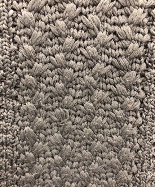 Coohem（コーヘン）Coohem (コーヘン) アームライン コットンニット セーター ブラック サイズ:48の古着・服飾アイテム