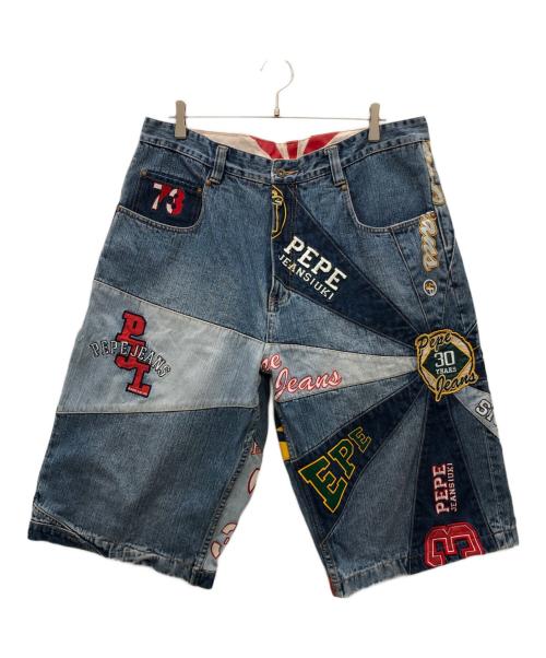 Pepe Jeans（ペペジーンズ）Pepe Jeans (ペペジーンズ) ハーフパンツ ネイビー サイズ:XLの古着・服飾アイテム