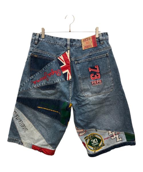 Pepe Jeans（ペペジーンズ）Pepe Jeans (ペペジーンズ) ハーフパンツ ネイビー サイズ:XLの古着・服飾アイテム