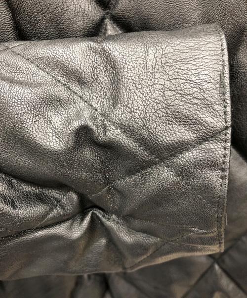 GREGORY（グレゴリー）GREGORY (グレゴリー) フェイクレザージャケット ブラック サイズ:Lの古着・服飾アイテム