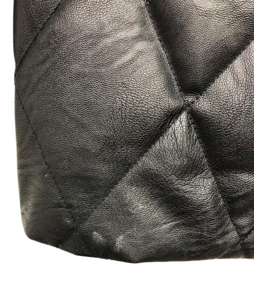 GREGORY（グレゴリー）GREGORY (グレゴリー) フェイクレザージャケット ブラック サイズ:Lの古着・服飾アイテム