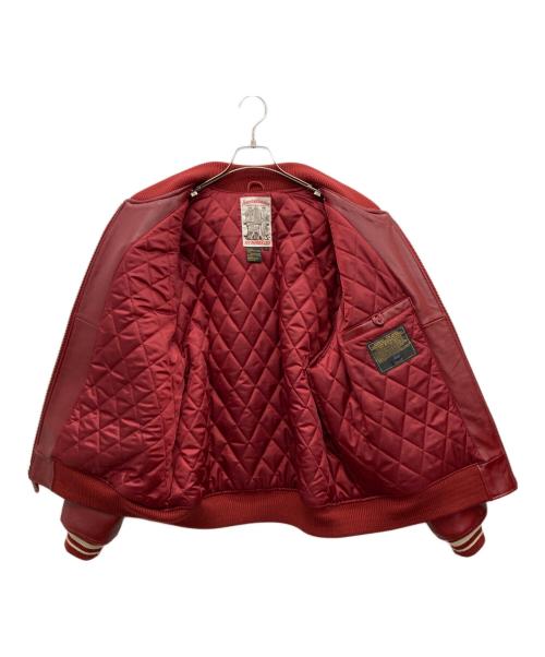 AVIREX（アヴィレックス）AVIREX (アヴィレックス) バーシティジャケット レッド サイズ:L 未使用品の古着・服飾アイテム