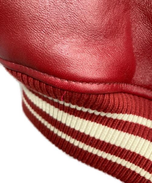 AVIREX（アヴィレックス）AVIREX (アヴィレックス) バーシティジャケット レッド サイズ:L 未使用品の古着・服飾アイテム